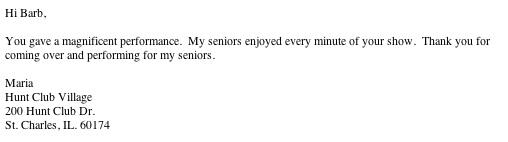 Illinois harpist review from recital