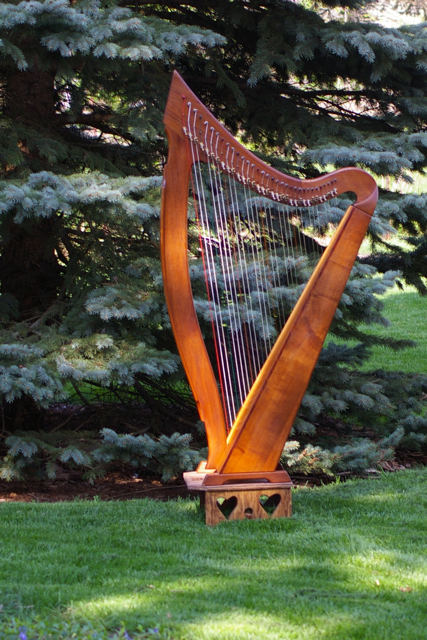 Celtic harp for outdoor weddings NE Ohio harpist