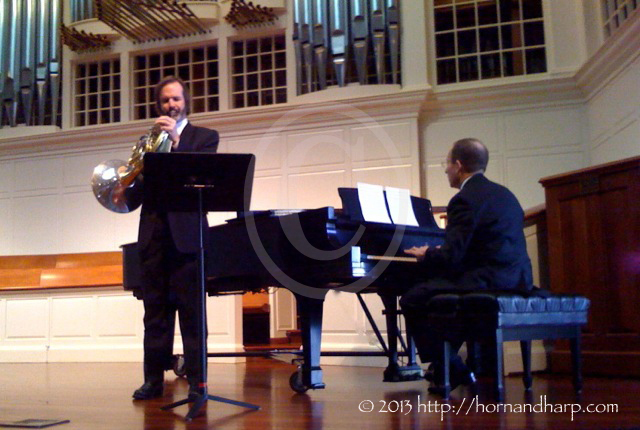 french horn and piano Akron Ohio