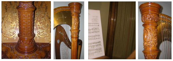 lever harp sheet music ~ pedal harp sheet music ~ violin sheet music ~ horn and harp sheet music